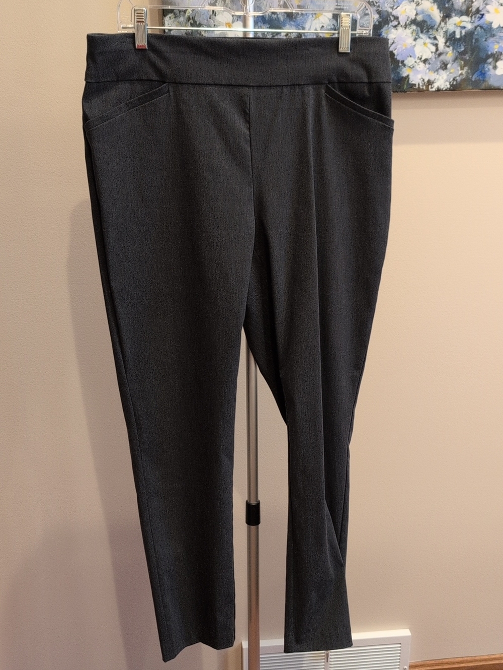 Chico's Perfect Stretch Pants in Charcoal Gray